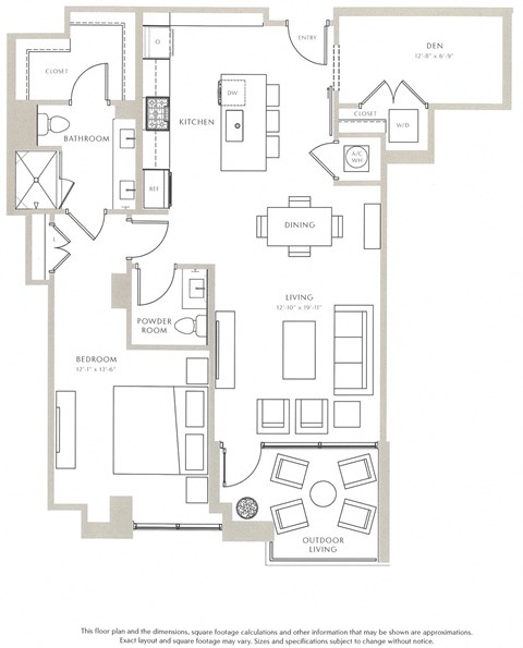 Maple II Floor Plan Maple II Floor Plan at The Sutton, Georgia